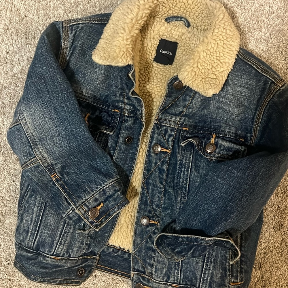 Gap Kids Denim Jacket - Sherpa lined